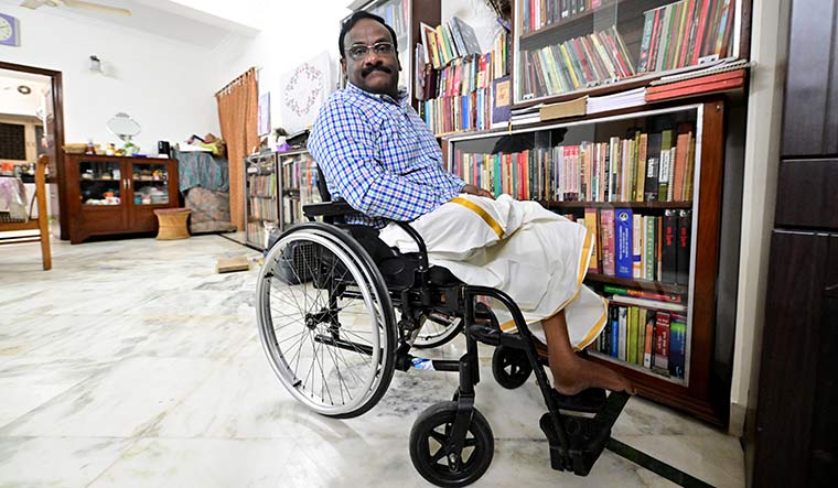 A man of words: Saibaba at his Delhi home | Rahul R. Pattom