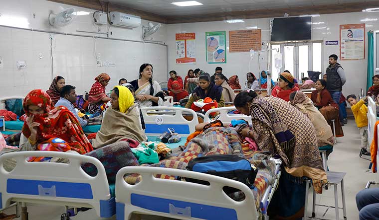 Amping up public health: A session on maintaing hygiene under way at a  government hospital in Lucknow | Pawan Kumar