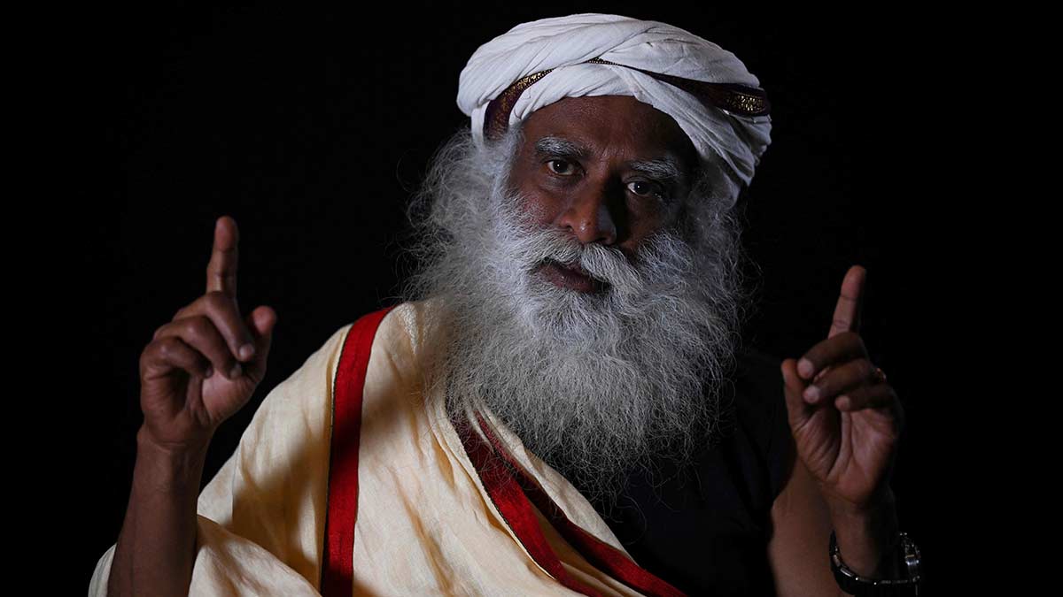 Sadhguru, Ranked among the 50 most influential people in India, Sadhguru, founder of Isha Foundation, is a yogi, mystic, visionary and bestselling author. He is also the founder of the world’s largest people’s movement, Conscious Planet―Save Soil, which has touched the lives of over four billion people | AFP