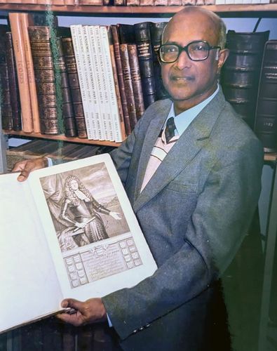 K.S. Manilal, who translated its 6,000 Latin pages into both English and Malayalam.