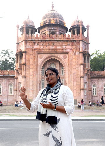 R. Kavya, archaeological officer-cum-excavation director, Kongalnagaram | R.G. Sasthaa