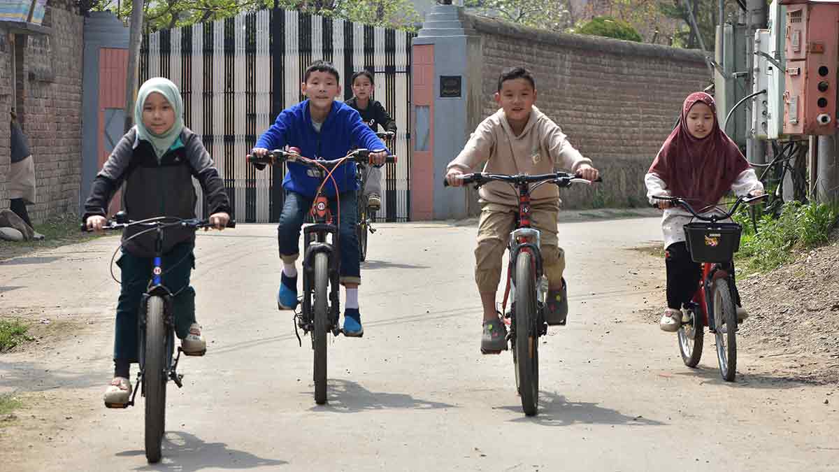 Roots reclaimed: Children at Tibetan Muslim Colony at Hawal, Srinagar | Arsalan Ashiq