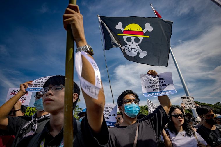 Fighting injustice: A protest against corruption in Manila in the Philippines on September 21, 2025 | Getty Images
