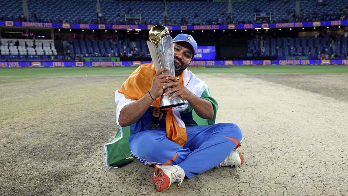 APTOPIX Emirates Cricket Champions Trophy