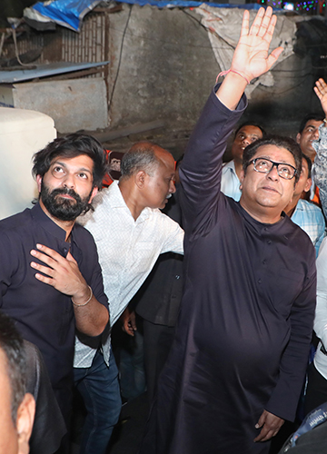 Amit and Raj Thackeray