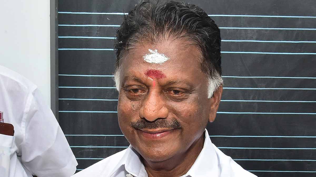 O. Panneerselvam | PTI