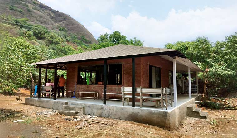 Power purchase: an illegal structure in zadani village built on the property said to be owned by gujarat principal gst commissioner chandrakant valvi.