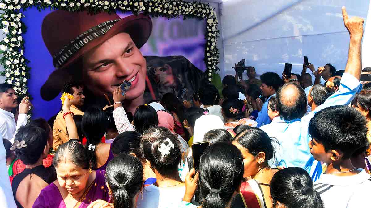 United in grief: People in Guwahati pay tribute to Zubeen Garg on October 19, marking a month of his death | PTI