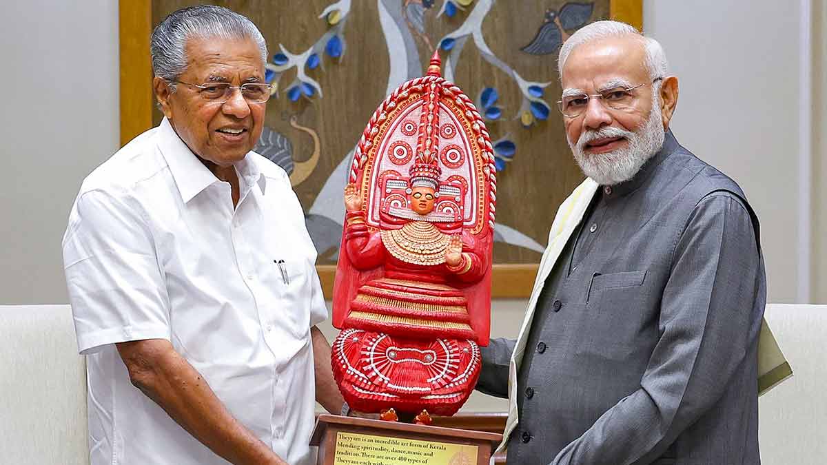 Building bridges: Chief Minister Pinarayi Vijayan visits Prime Minister Narendra Modi in Delhi on October 10 | PTI