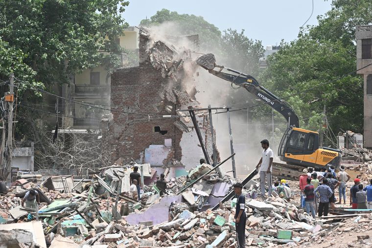 Policy problems: A demolition drive in Delhi’s Govindpuri in June | Josekutty Panackal