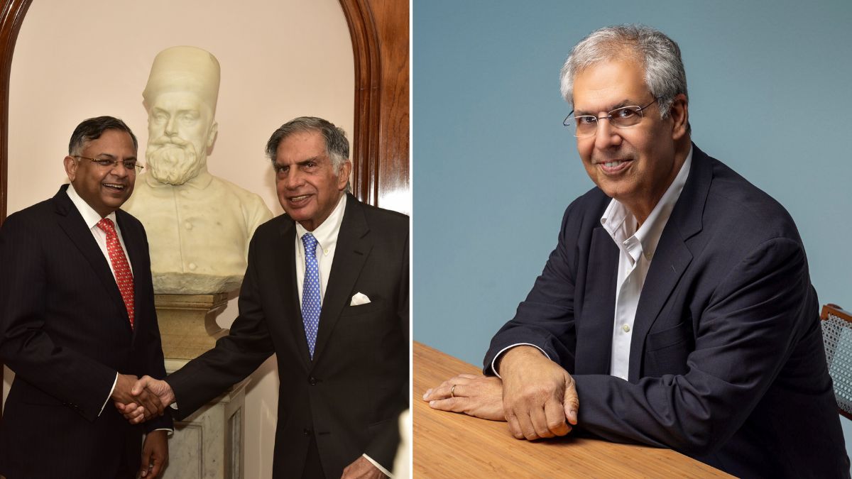 N. Chandrasekaran, Ratan Tata and Noel Tata