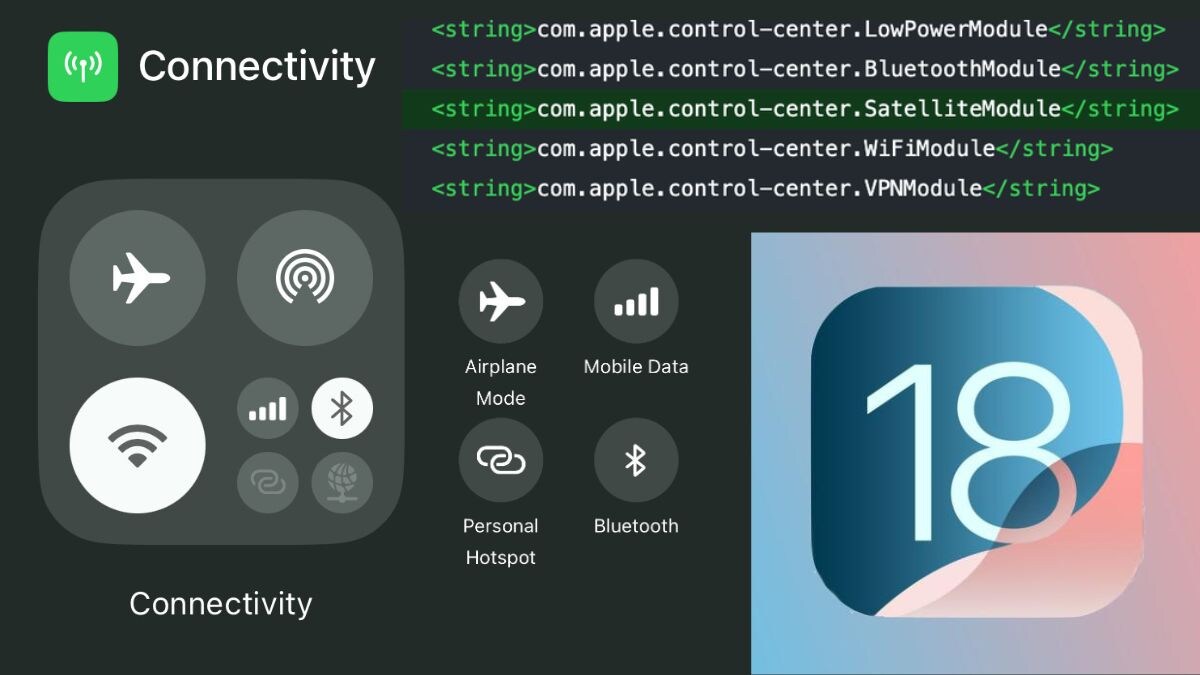 iOS 18.1 might come loaded with separate toggles for Satellite, Wi-Fi and VPN | Apple, X/aaronp613