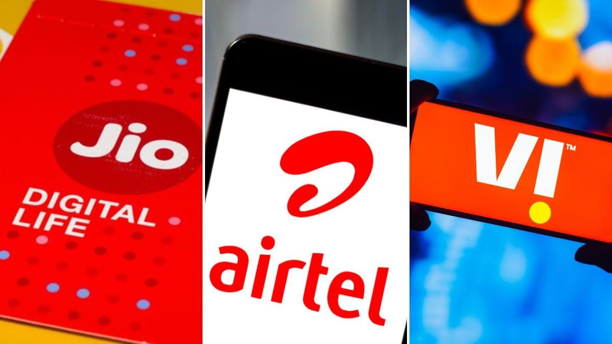 Reliance Jio, Bharti Airtel and Vodafone Idea