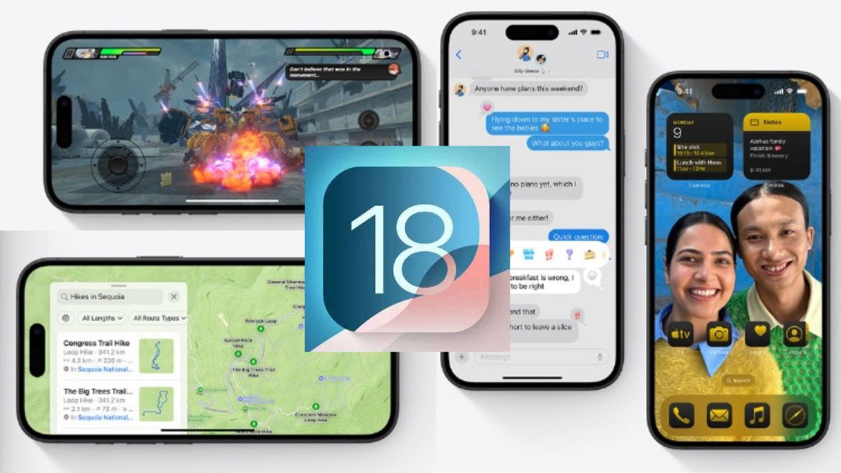 ios 18 brings a redesigned Control Centre that features new groups of controls, which you can access more fluidly with a single, continuous swipe down on the Home Screen