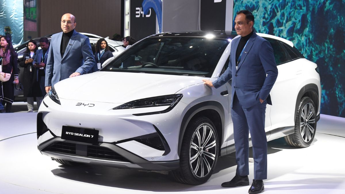 BYD launches Sealion 7 electric SUV at the Bharat Mobility Global Expo 2025