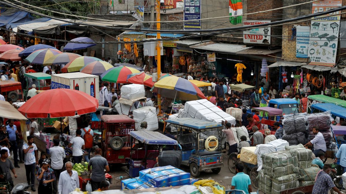 New Delhi market