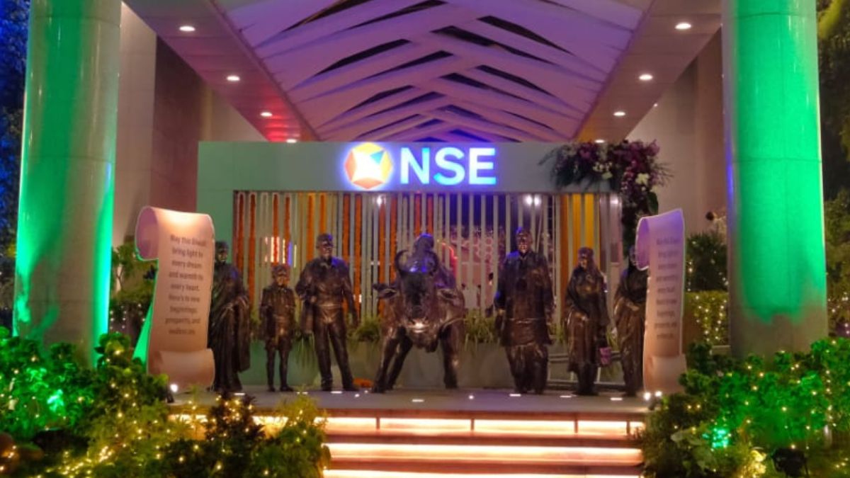Diwali lights at the National Stock Exchange | NSE/X