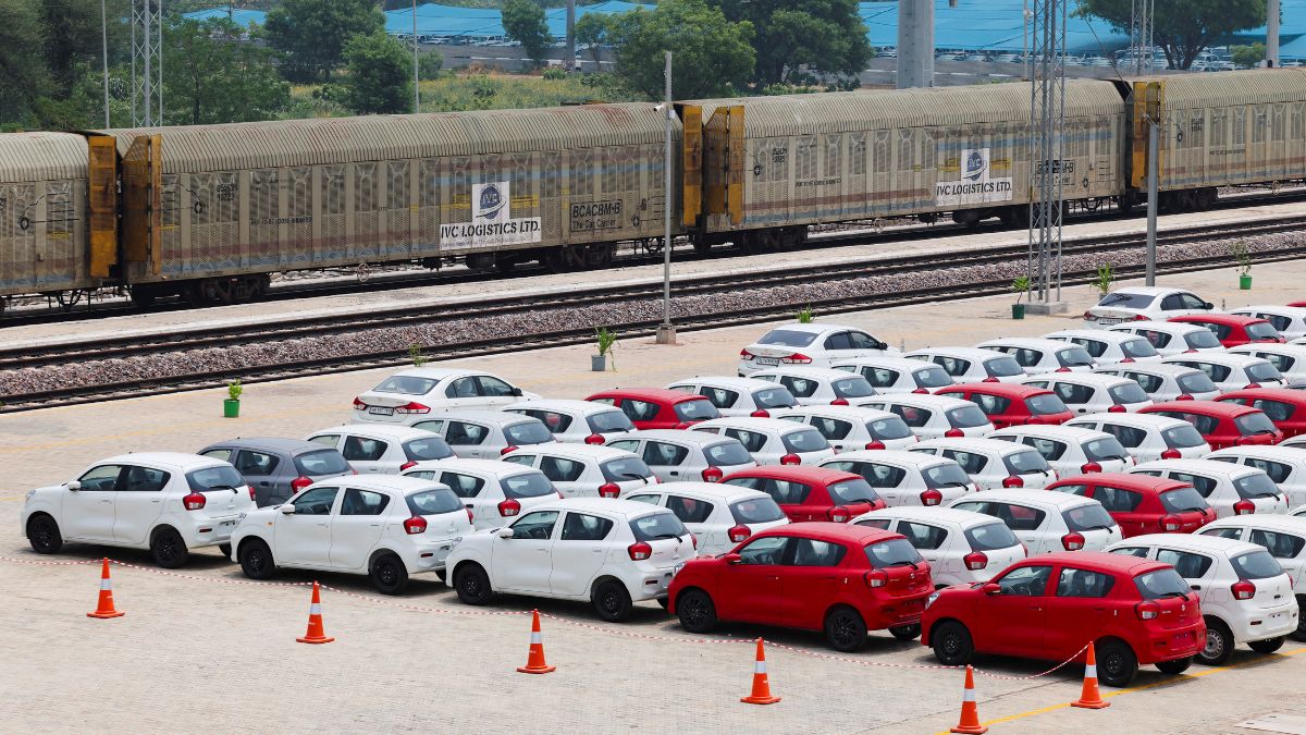 File: Maruti Suzuki Celerio cars are parked beside an in-plant railway siding at Maruti Suzuki's plant in Manesar, Haryana on June 17, 2025 | REUTERS