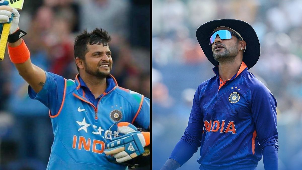 Former Indian cricketers Suresh Raina and Shikhar Dhawan | BCCI
