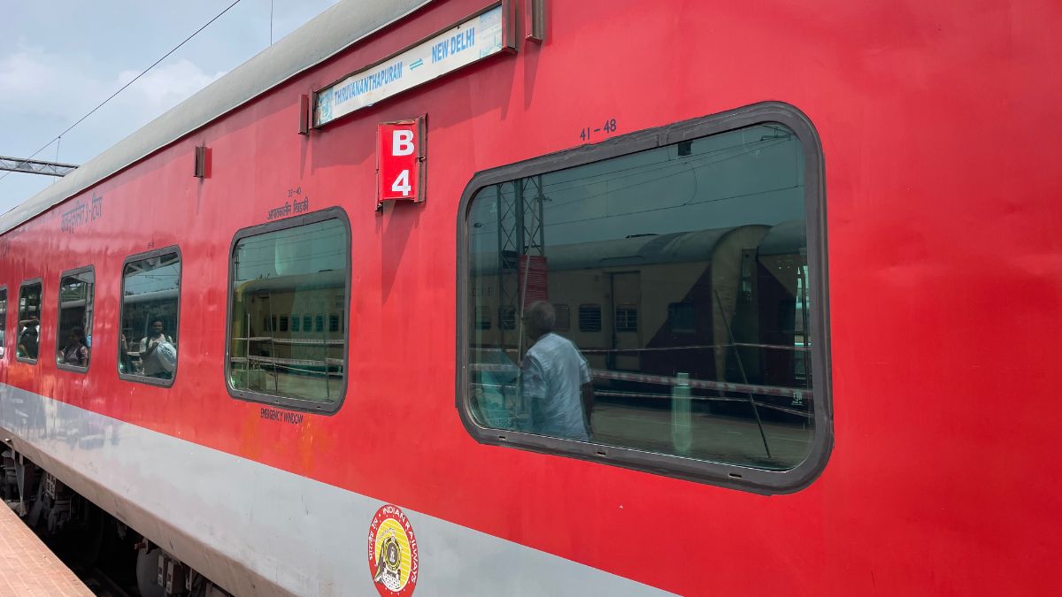 File photo: A Thiruvananthapuram Central - New Delhi superfast train at Thiruvananthapuram in May 2024 | Nitin SJ Asariparambil