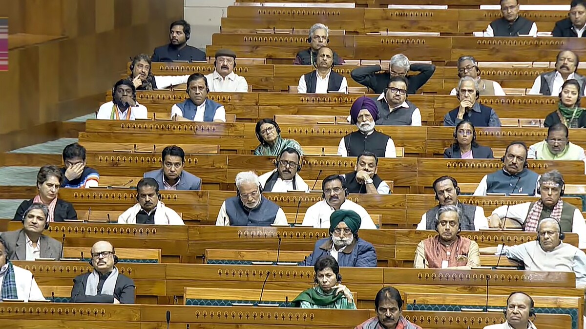Opposition members in the Lok Sabha during the Winter session of Parliament | PTI