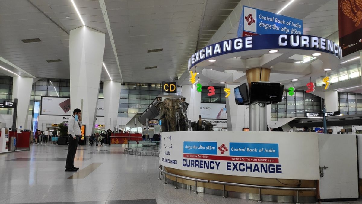 Currency exchange at an airport - Representative image