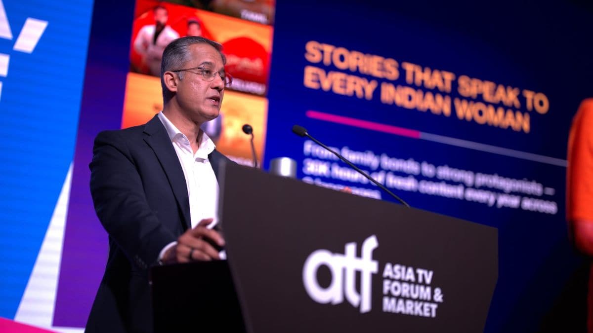 Kevin Vaz, CEO – Entertainment, Jiostar, at Asia TV Forum & Market 2025 in Singapore [File] | Jiostar