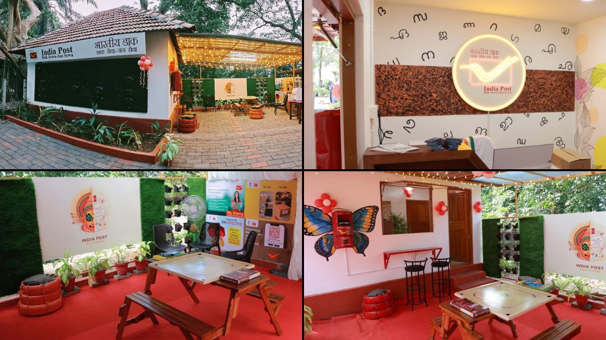 The new Gen Z post office extension counter at CMS College, Kottayam | India Post