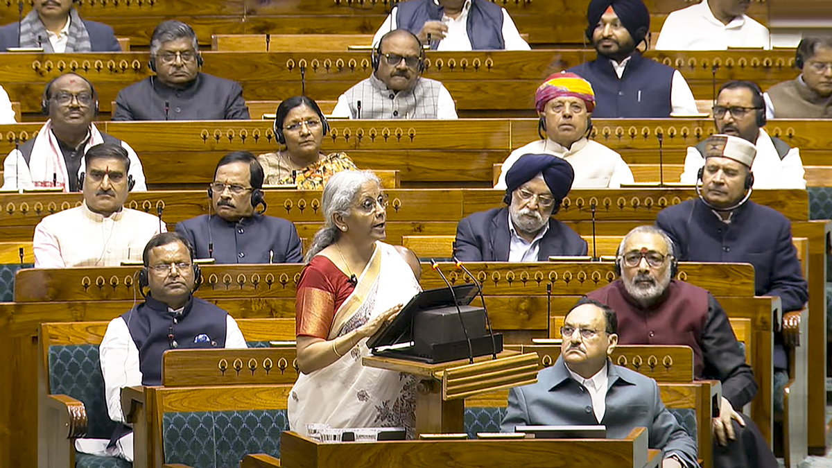 Union Finance Minister Nirmala Sitharaman presents the Union Budget 2025-26 in the Lok Sabha | PTI