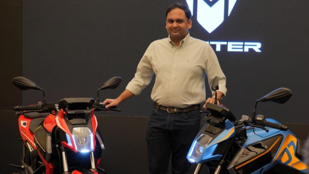 Mohal Lalbhai, Founder and Group CEO of MATTER, during the launch its electric 'geared' bike AERA in Bengaluru | Abhinav Singh