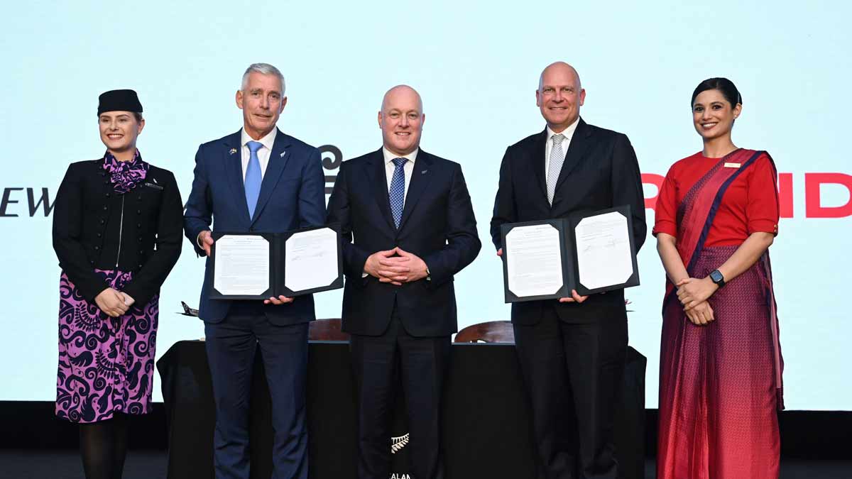 Air India signed an MoU with Air New Zealand last month to boost air connectivity between the two nations. Air India signed an MoU with Air New Zealand last month to boost air connectivity between the two nations.