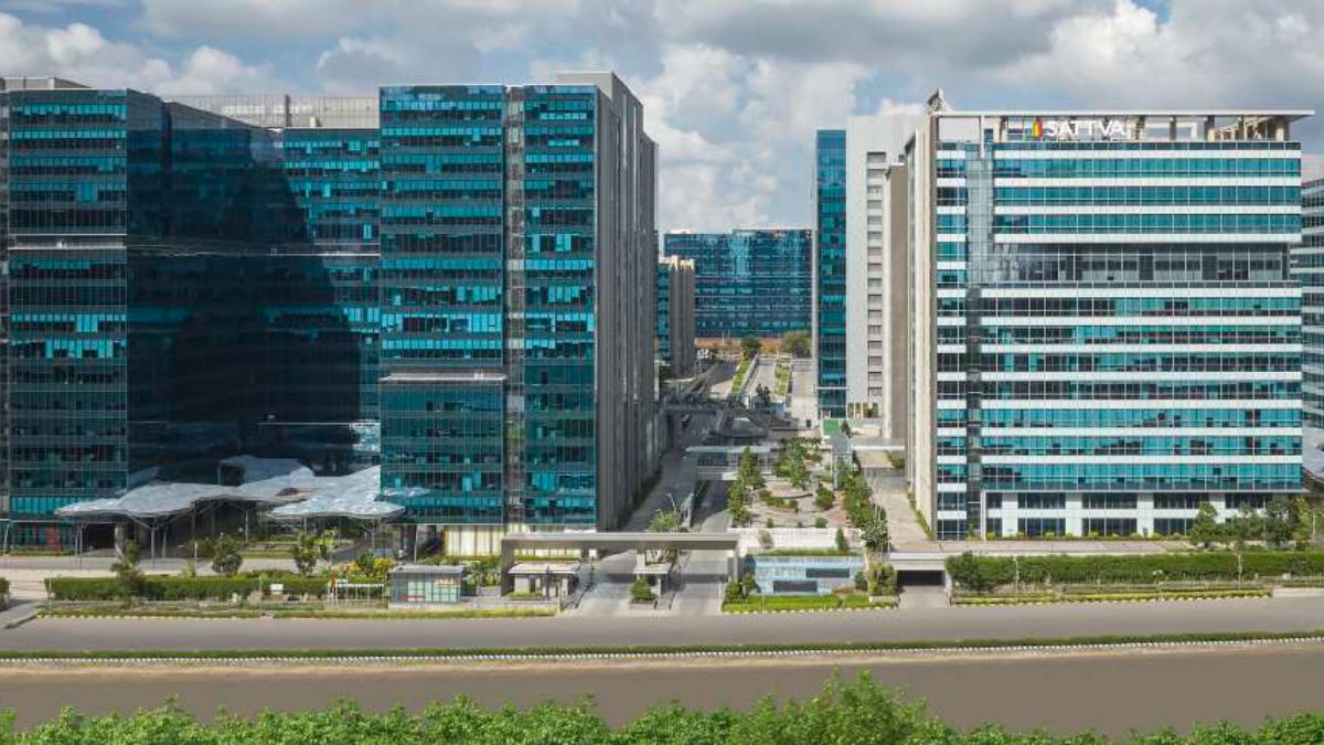 File: Sattva Knowledge City in Hyderabad as per the Knowledge Realty Trust DRHP | Sattva 
