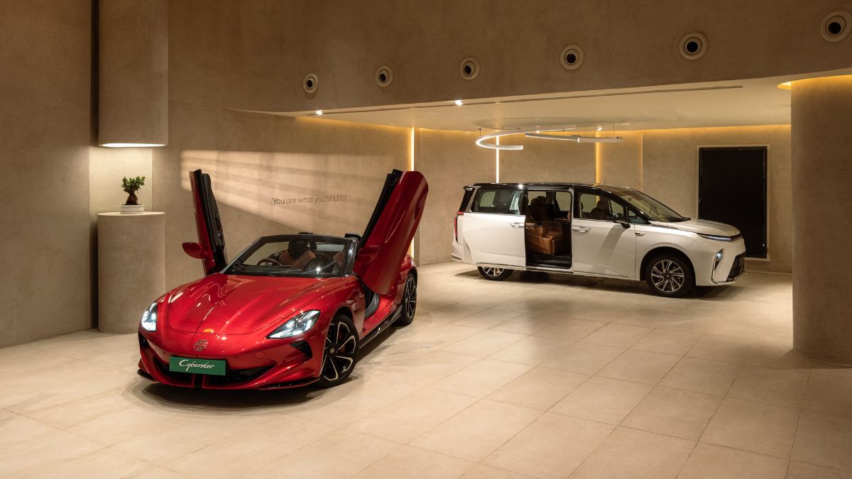 JSW MG Motor India is getting ready with two new launches at the luxury end of the spectrum, with the Cyberster sports car and the M9 MPV | Amey Mansabdar