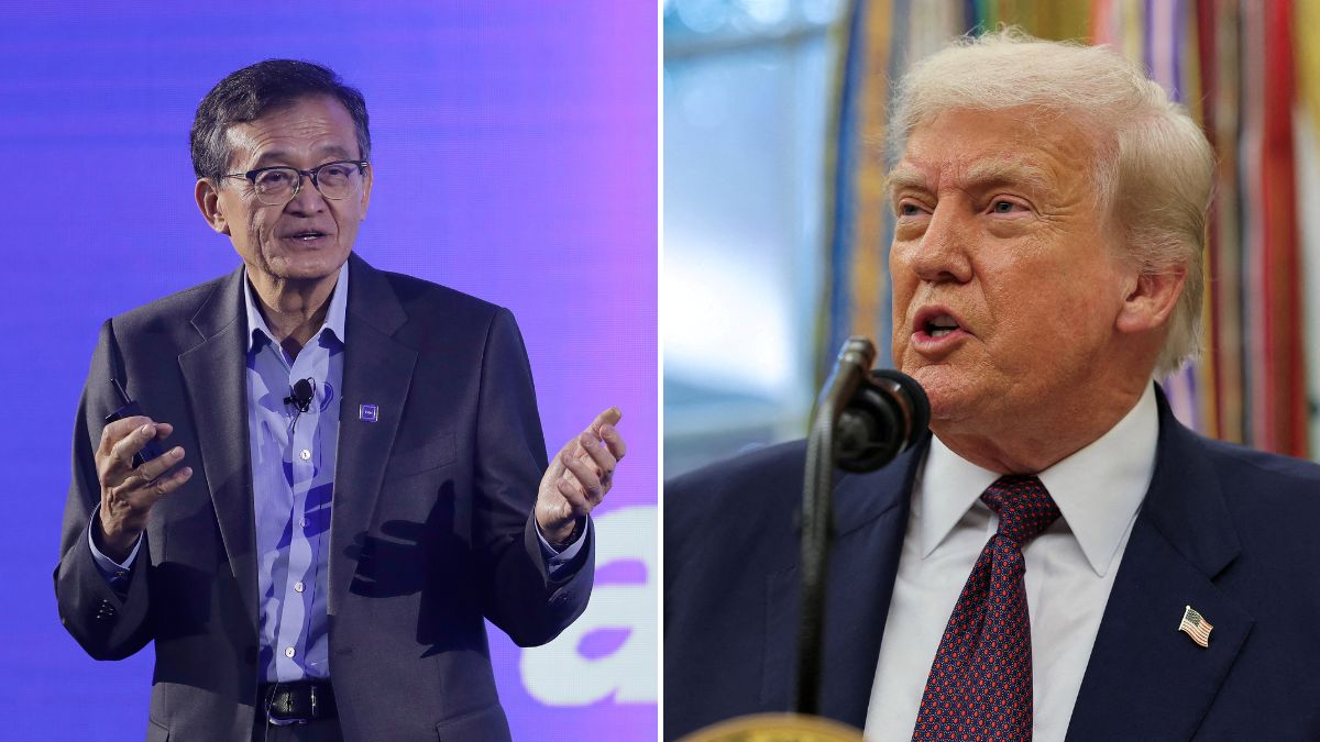 Lip-Bu Tan and Donald Trump | AP, Reuters