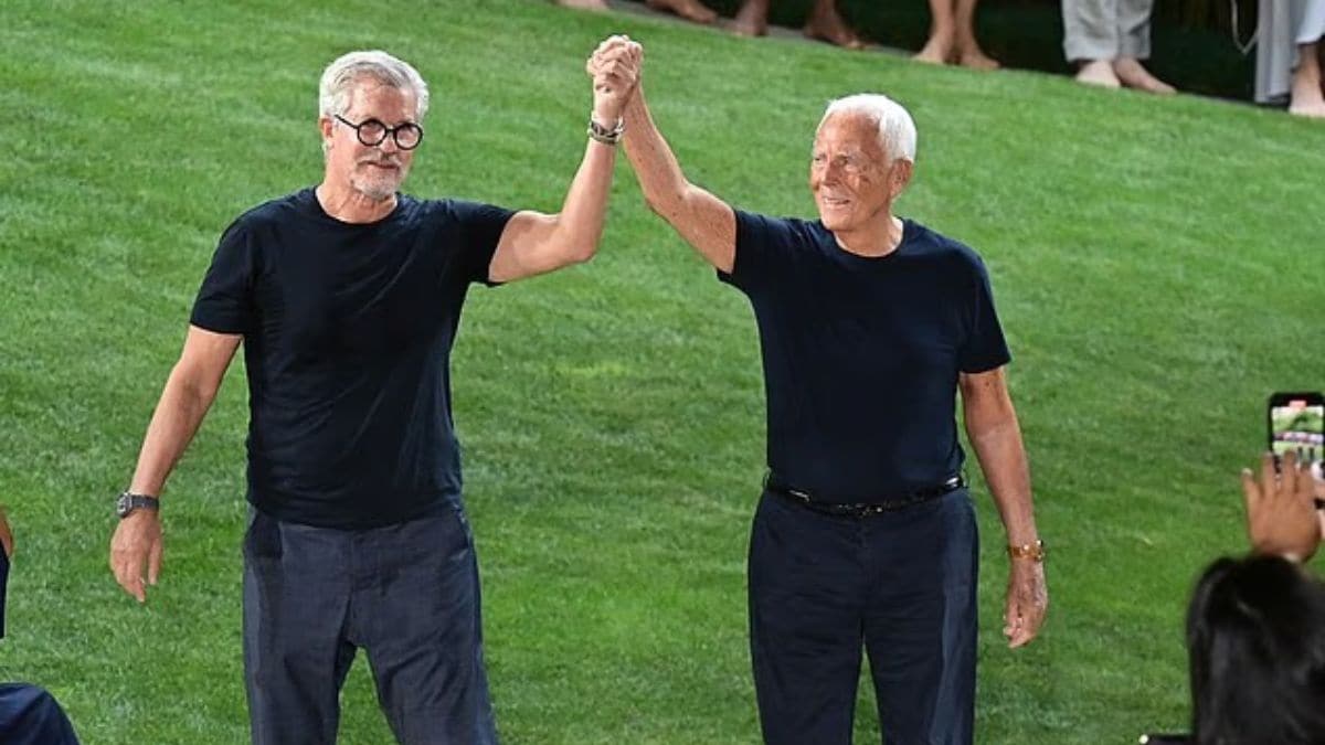 Pantaleo dell'Orco aka Leo dell'Orco, 72, who is the head of Armani Group's men's style office, had been working with Giorgio Armani for 45 years | AFP