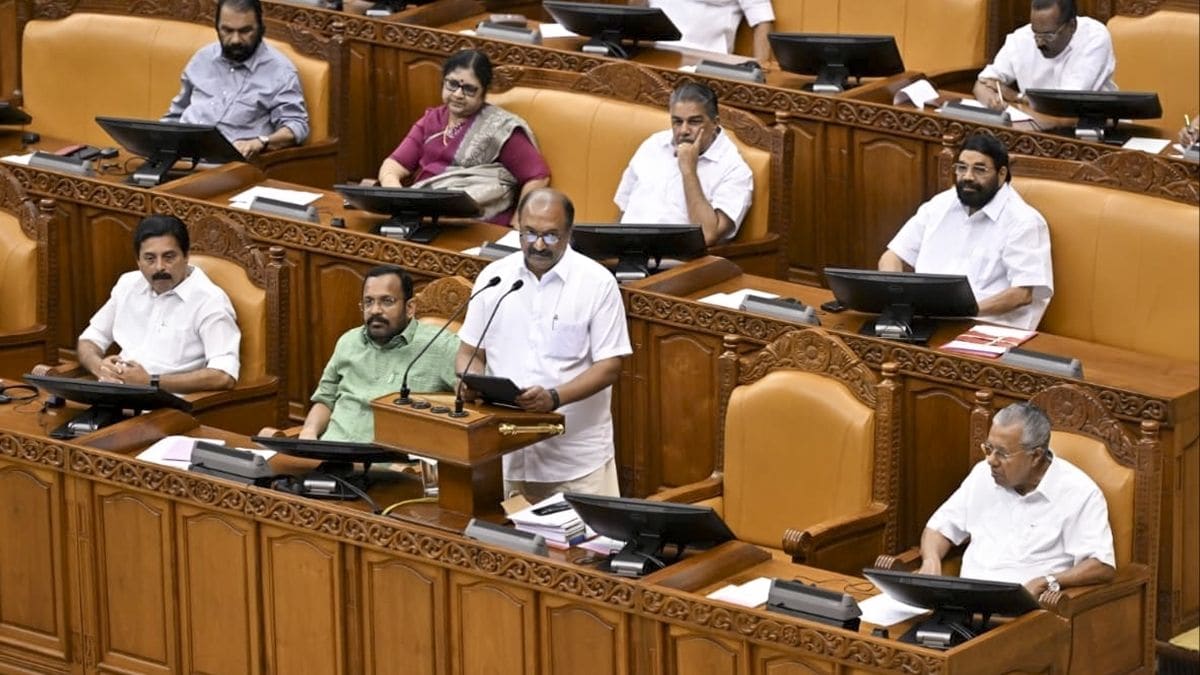 Kerala Finance Minister K.N. Balagopal presents the state Budget 2026-27 in the state Legislative Assembly, in Thiruvananthapuram.| Handout