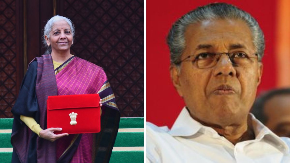 Finance Minister Nirmala Sitharaman. (Right) Kerala Chief Minister Pinarayi Vijayan | PTI