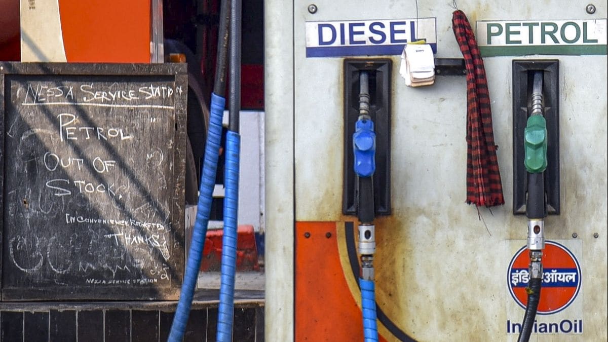 A petrol pump in Guwahati, Assam, on March 26, 2026. [File] | PTI
