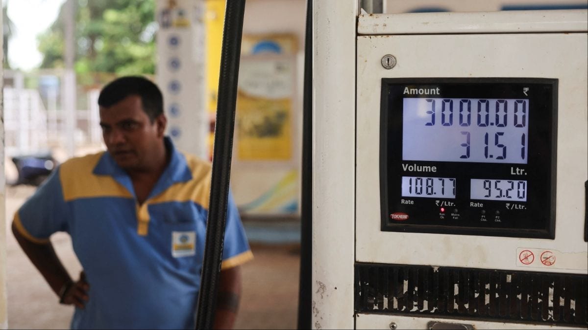 Newly increased fuel prices are displayed at a petrol pump at Malvan in Maharashtra on May 15, 2026 | REUTERS