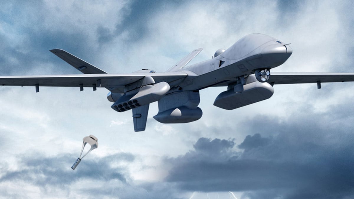 A SeaGuardian drone