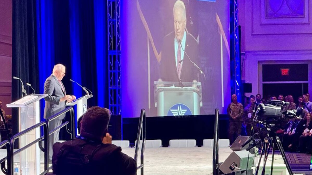 Secretary of the Air Force Frank Kendall Air & Space Forces Association’s 2024 Air, Space & Cyber Conference | Matthew Olay via DOD