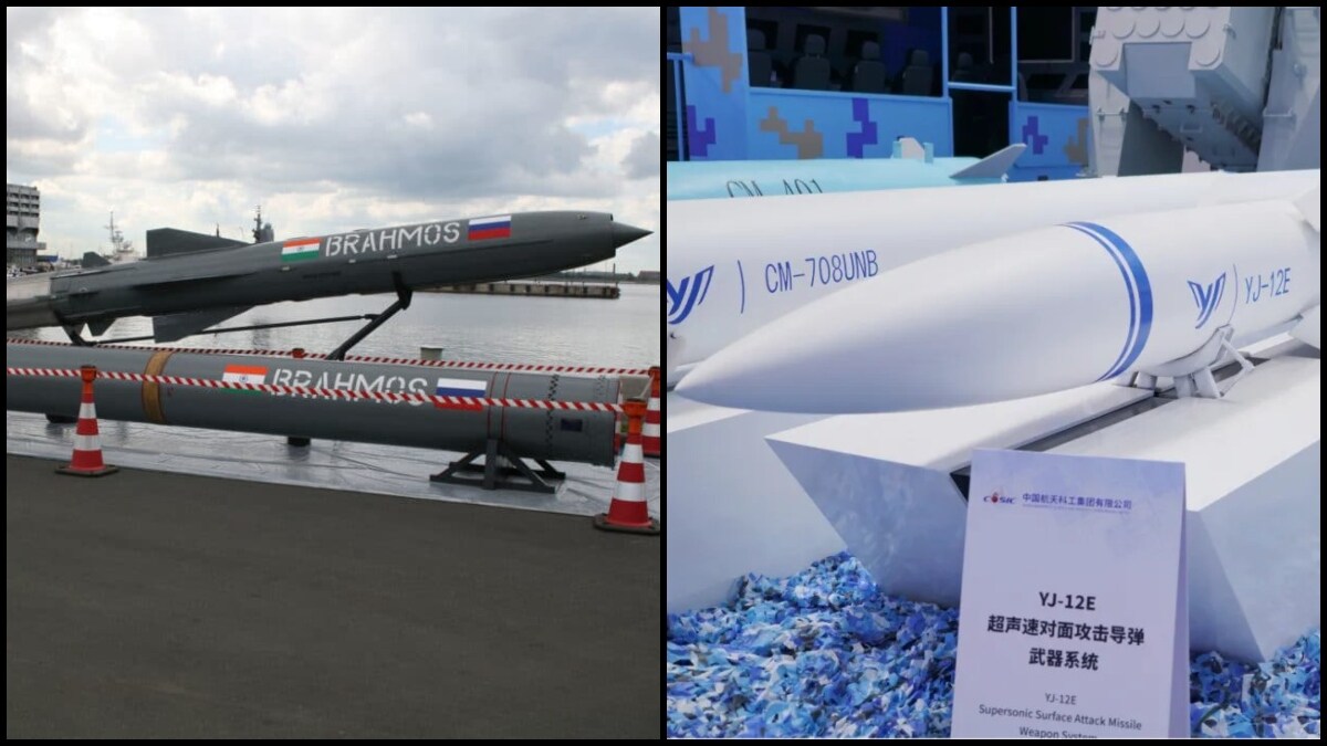 India's BrahMos and Chinese YJ-12 missiles | X