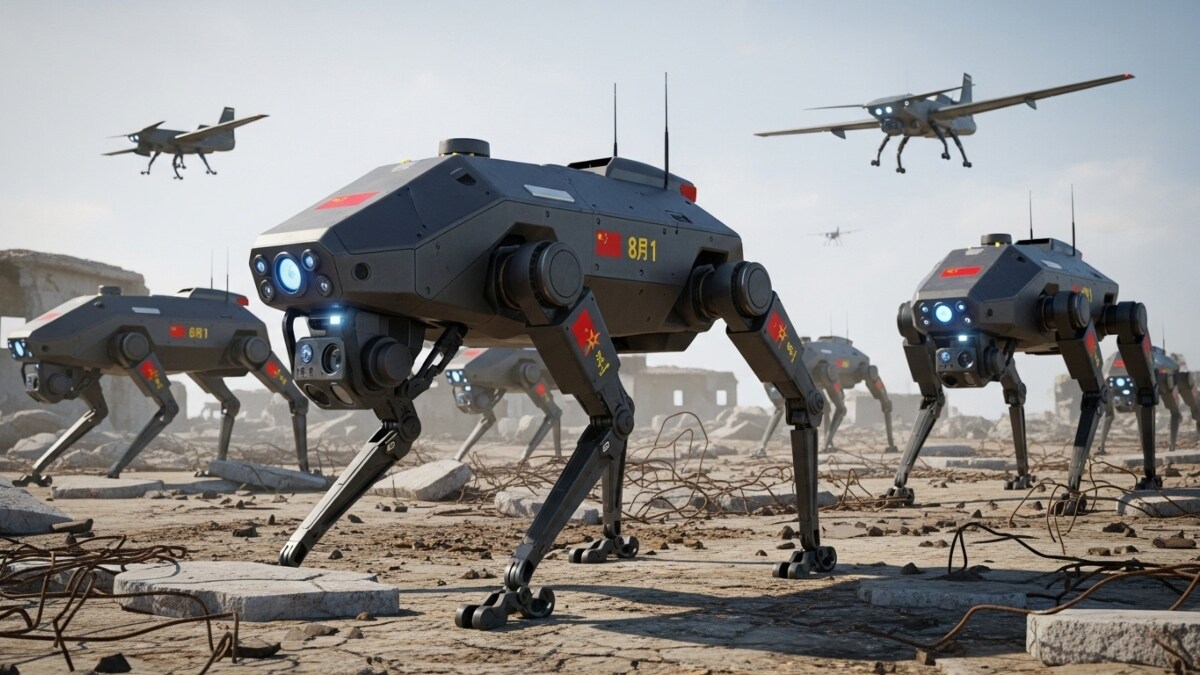PLA wants self-operating drones and robotic dogs that can identify explosives | AI