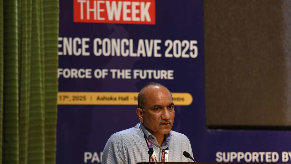 Defence Secretary Sanjeev Kumar speaks at THE WEEK Defence Conclave 2025 in New Delhi | Sanjay Ahlawat