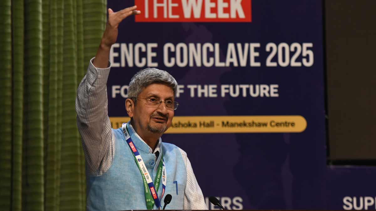 DRDO chairman Dr Samir V. Kamat speaks at THE WEEK Defence Conclave | Sanjay Ahlawat