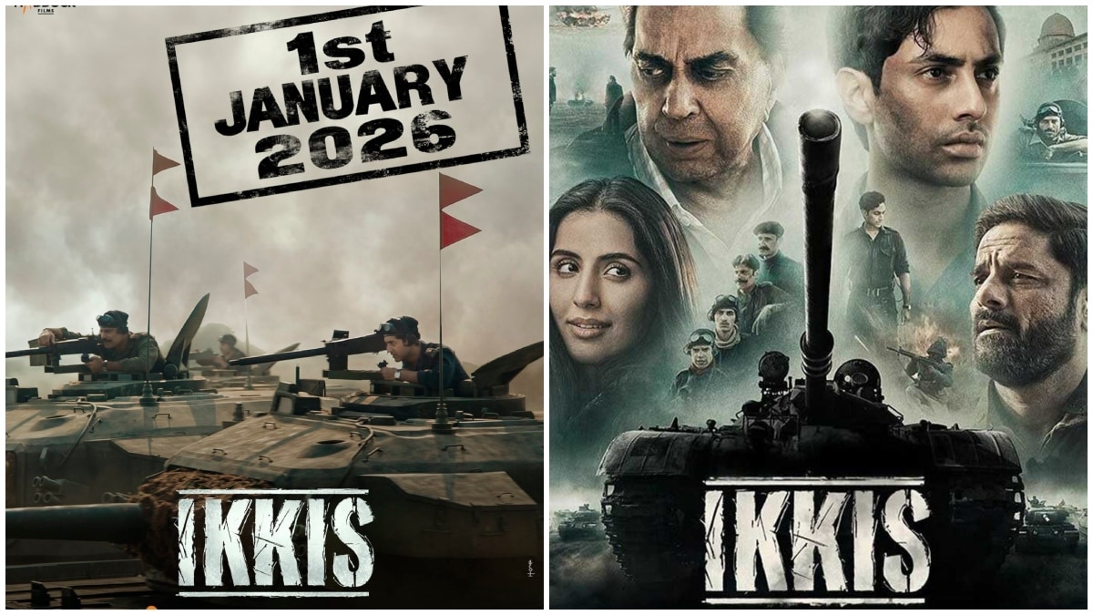 'Ikkis' posters showing  Second Lieutenant Arun Khetarpal in his tank | X