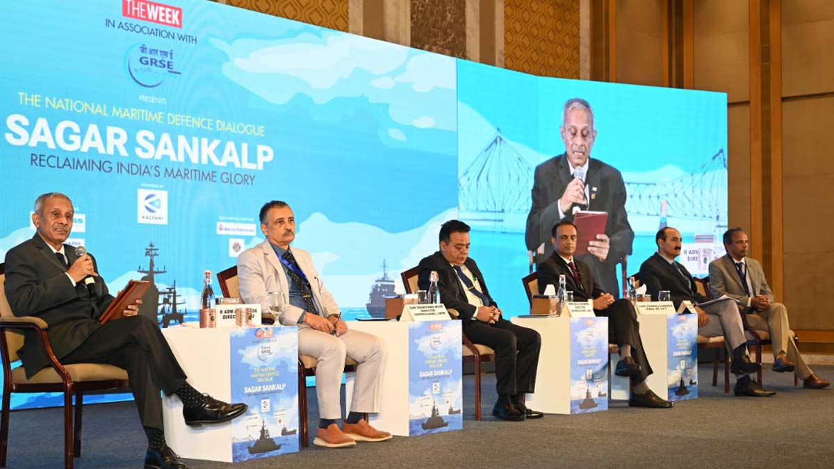 Panelists at THE WEEK-GRSE maritime defence summit | Salil Bera