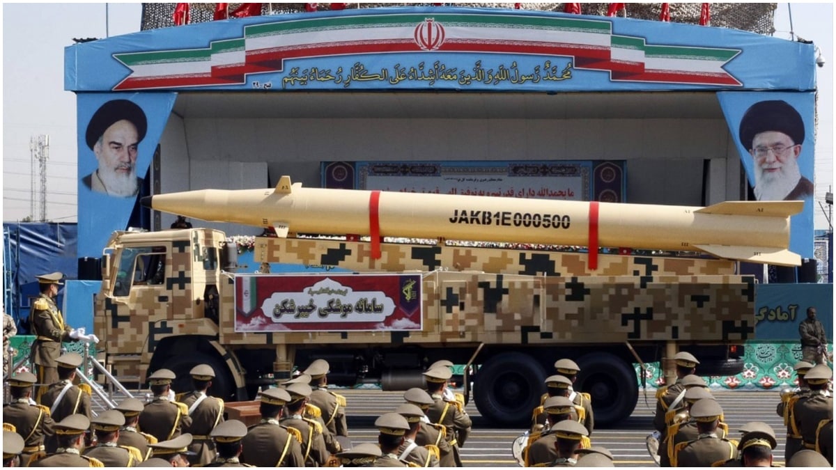 Kheibar Shekan ballistic missiles of Iran | X