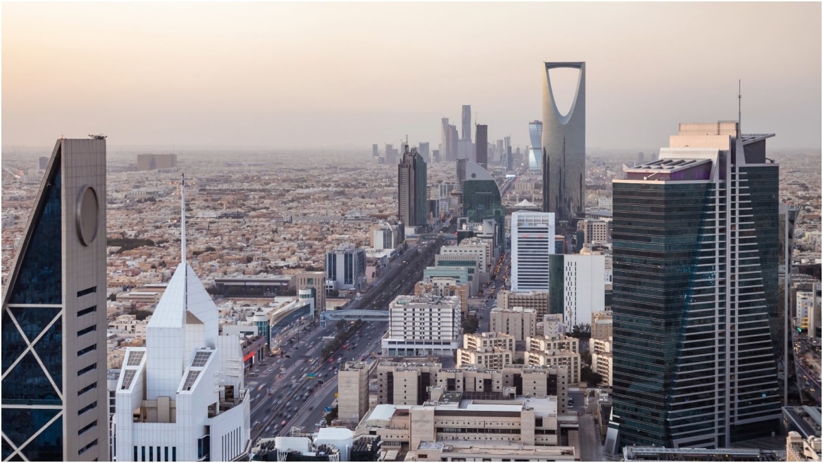 Image of Riyadh skyline used for representation | X