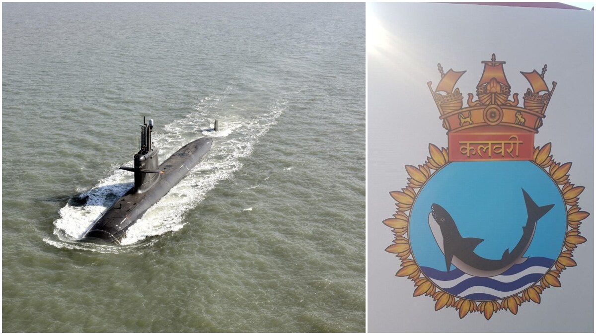 Image of Indian Navy’s Kalvari class submarine INS Vagir used for representation | X